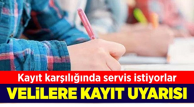 Okullara kayıt karşılığında servet istiyorlar