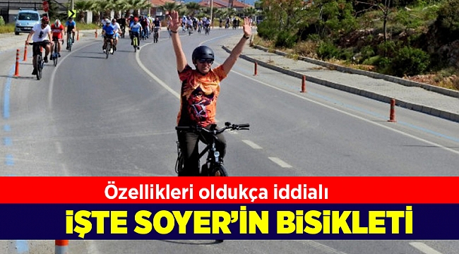 Özellikleri oldukça iddialı... İşte Başkan Soyer’in bisikleti
