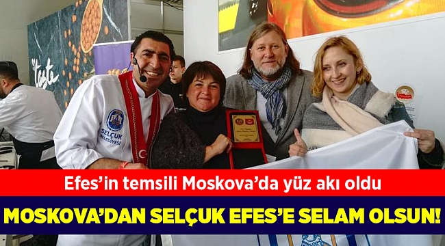 Selçuk Efes'in temsili Moskova'da yüz akı oldu