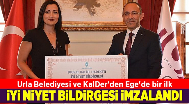 Urla Belediyesi ve KalDer'den Ege'de bir ilk
