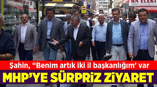 Zeybekci'den MHP İzmir İl Başkanlığı'na sürpriz ziyaret