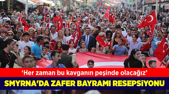 Bayraklı'da zafer coşkusu