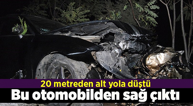 Bu otomobilden sağ çıktı