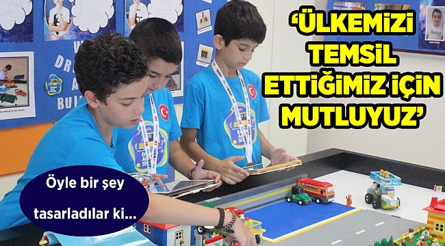 Çocuklar, tasarladıkları sürücüsüz okul servisi ile dünya birincisi oldu