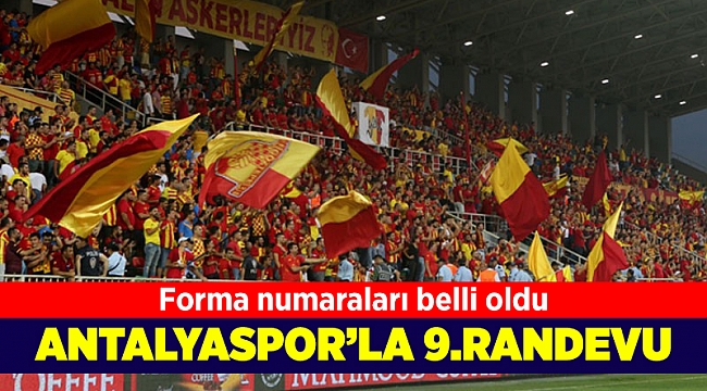Göztepe sezonu Antalyaspor maçıyla açıyor