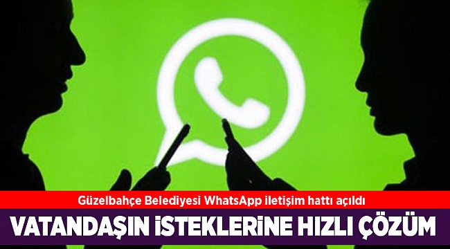 Güzelbahçe Belediyesi WhatsApp iletişim hattı açıldı