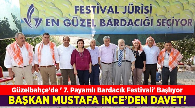Güzelbahçe'de ' 7. Payamlı Bardacık Festivali' Başlıyor