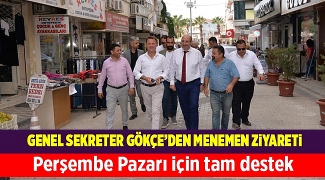 İzmir Büyükşehir Belediyesi&#039;nden Menemen Perşembe Pazarı için tam destek