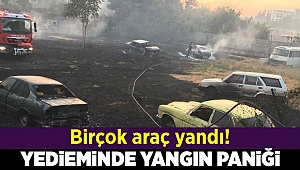 İzmir'de yediemin deposunda yangın çıktı
