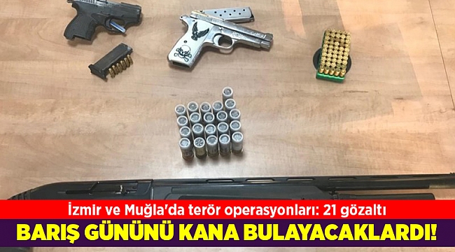 İzmir ve Muğla'da terör operasyonları: 21 gözaltı