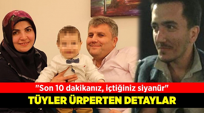 Siyanürlü vahşetin iddianamesi hazır