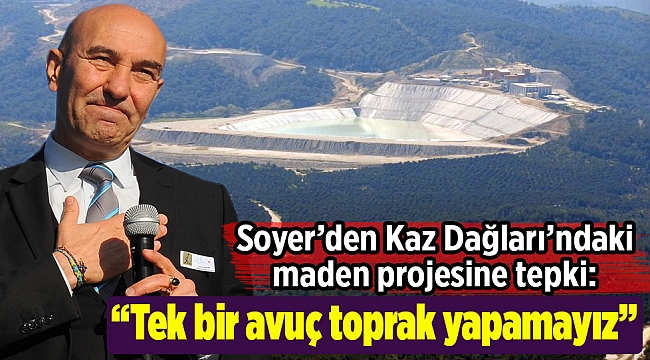 "Tek bir avuç toprak yapamayız"