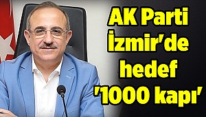 AK Parti İzmir'de hedef '1000 kapı'
