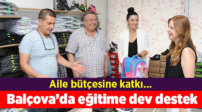 Balçova’da eğitim bütçesine dev destek