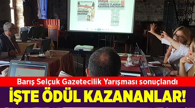 Barış Selçuk Gazetecilik Yarışması sonuçlandı