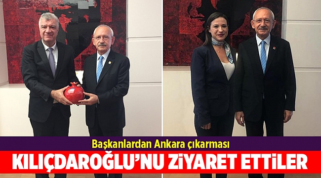 Başkan Engin ve Başkan Sengel Kılıçdaroğlu’nu ziyaret etti!