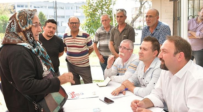 Başkan Gümrükçü mahalle buluşmalarına devam ediyor