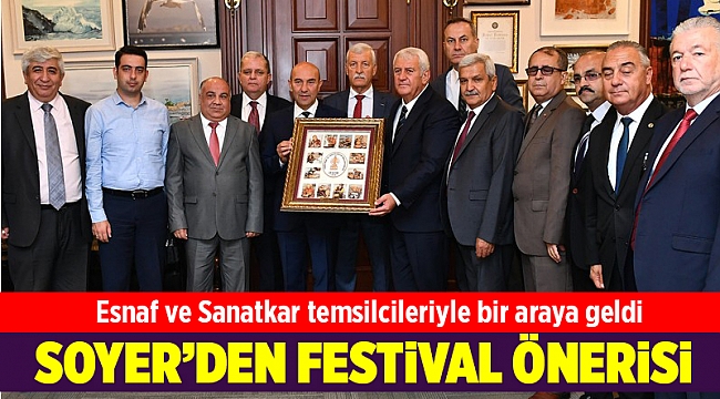 Başkan Soyer’e esnaf teşekkürü