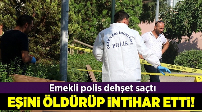 Boşanma aşamasındaki eşini öldürüp intihar etti
