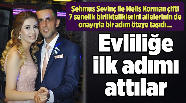Evliliğe ilk adımı attılar