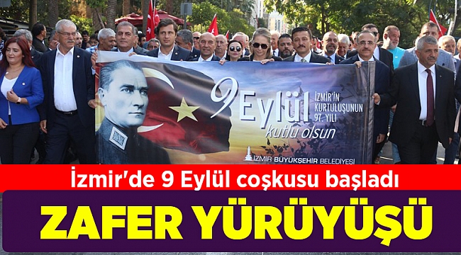 İzmir&#039;de 9 Eylül coşkusu başladı