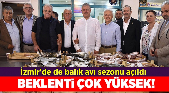 İzmir'de de balık avı sezonu açıldı 