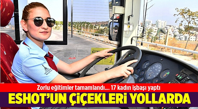 İzmir'de kadın şoförler yollarda