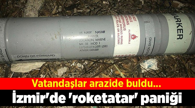 İzmir'de 'roketatar' paniği