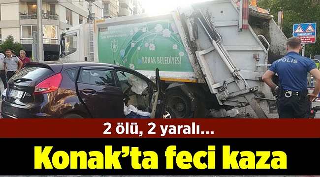 İzmir'de trafik kazası: 2 ölü