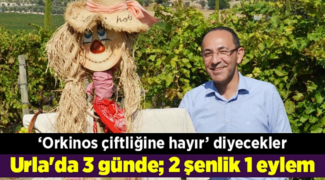 Urla'da 3 günde; 2 şenlik 1 eylem