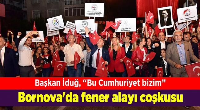 Bornova&#039;da fener alayı coşkusu