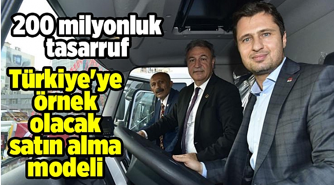 Bornova'dan Türkiye'ye örnek olacak satın alma modeli