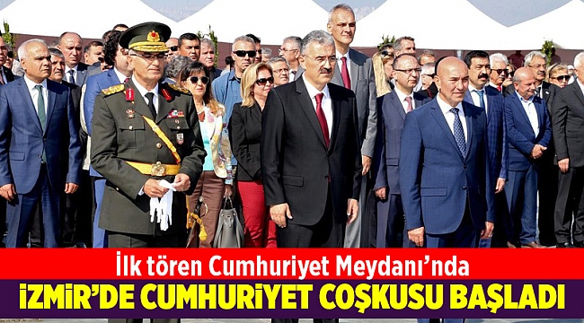 Cumhuriyet Bayramı geçit töreni ile başladı