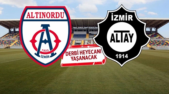 Derbi öncesi Altınordu ve Altay'da hedefler farklı