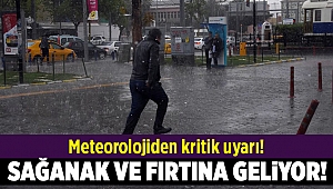 İzmir'de, sağanak ve fırtına uyarısı