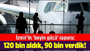 İzmir’in 'beyin göçü' raporu: 120 bin aldık, 90 bin verdik!