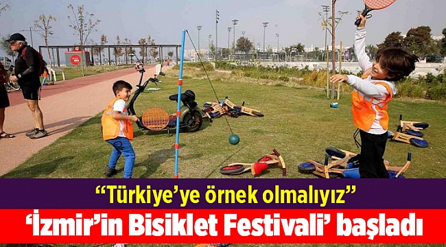 ‘İzmir’in Bisiklet Festivali’ Karşıyaka’da başladı