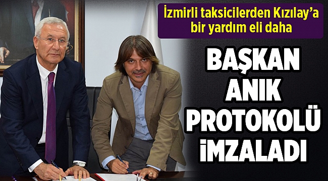 İzmir Şoförler Odası ile Türk Kızılay arasında kıyafet yardımı protokolü