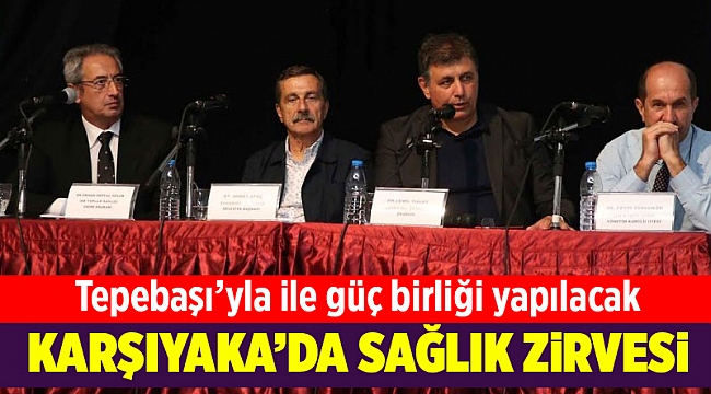 Karşıyaka ve Tepebaşı sağlıkta güç birliği yapacak