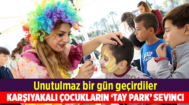 Karşıyakalı çocukların ‘Tay Park’ sevinci