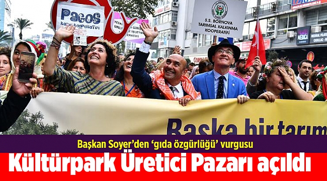Kültürpark Üretici Pazarı açıldı