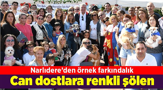 Narlıdere'de can dostlara renkli şölen