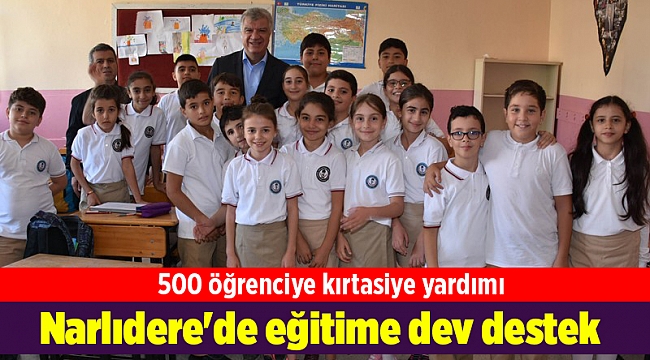 Narlıdere&#039;de eğitime dev destek