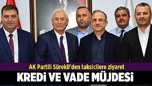 AK Partili Sürekli'den taksicilere ziyaret