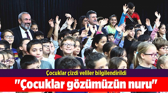 Başkan Sandal: "Çocuklar gözümüzün nuru"