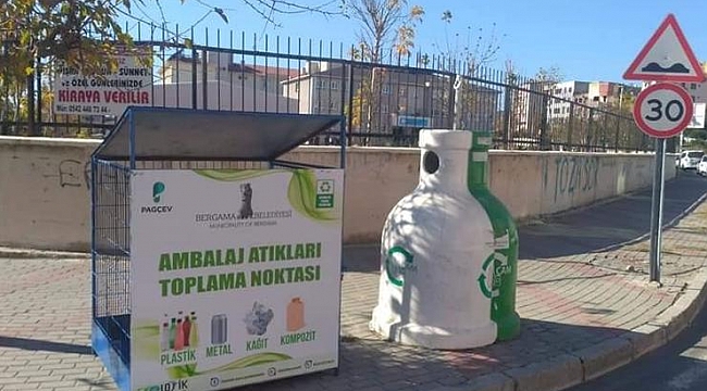 Bergama’da ambalaj atıkları toplama çalışmaları hızlandı