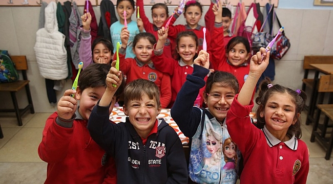 Bucalı miniklere ağız ve diş sağlığı eğitimi