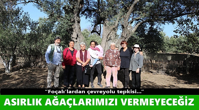 Foça halkından çevreyolu tepkisi!