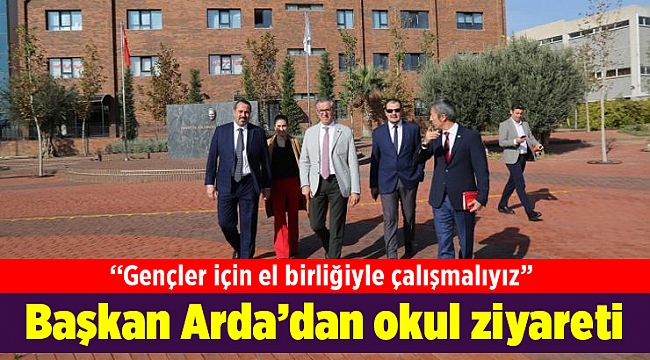 Gaziemir Belediye Başkanı Halil Arda, Dokuz Eylül Koleji’ni ziyaret etti