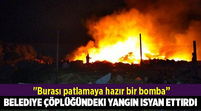 Gaziemir çöplüğünde çıkan yangınlar vatandaşı isyan ettirdi